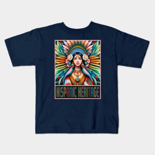 Hispanic Heritage Month Art Kids T-Shirt